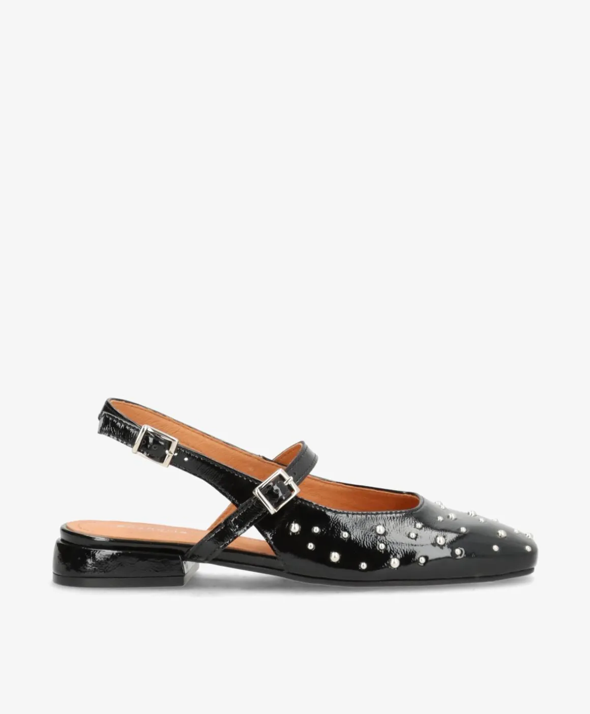 ADVANCE P - Sort lak læder - Slingback Dame