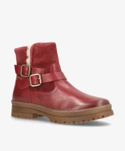 ALDI WARM Bordeaux - Støvle med foer - læder