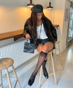 ARCHIE P - Sort lak læder - Ballerina