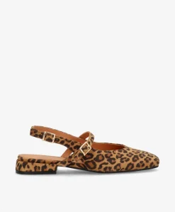 ASCEND S - Leopard ruskind - Slingback Dame