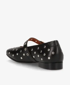 ASPIRE - Sort læder - Ballerina Dame