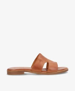 BECCA - Mellembrun læder - Sliders