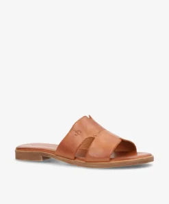 BECCA - Mellembrun læder - Sliders