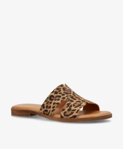 BECCA S - Leopard ruskind - Sliders