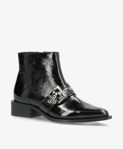 BELIEVE - Ankel støvle - Sort lak