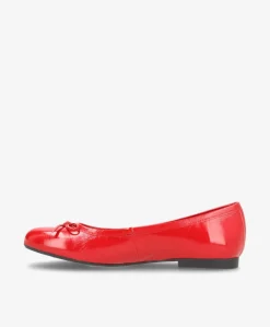BISQUE - Ballerina - Rød lak læder