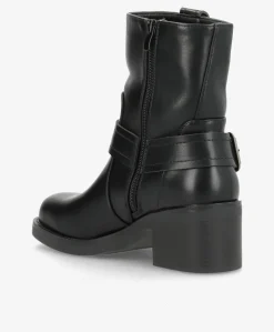 Bonnie - Biker støvle mellemlang - Sort