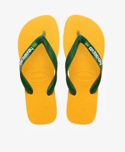 BRASIL LOGO FC - Slip-on Dame - Gul_grøn