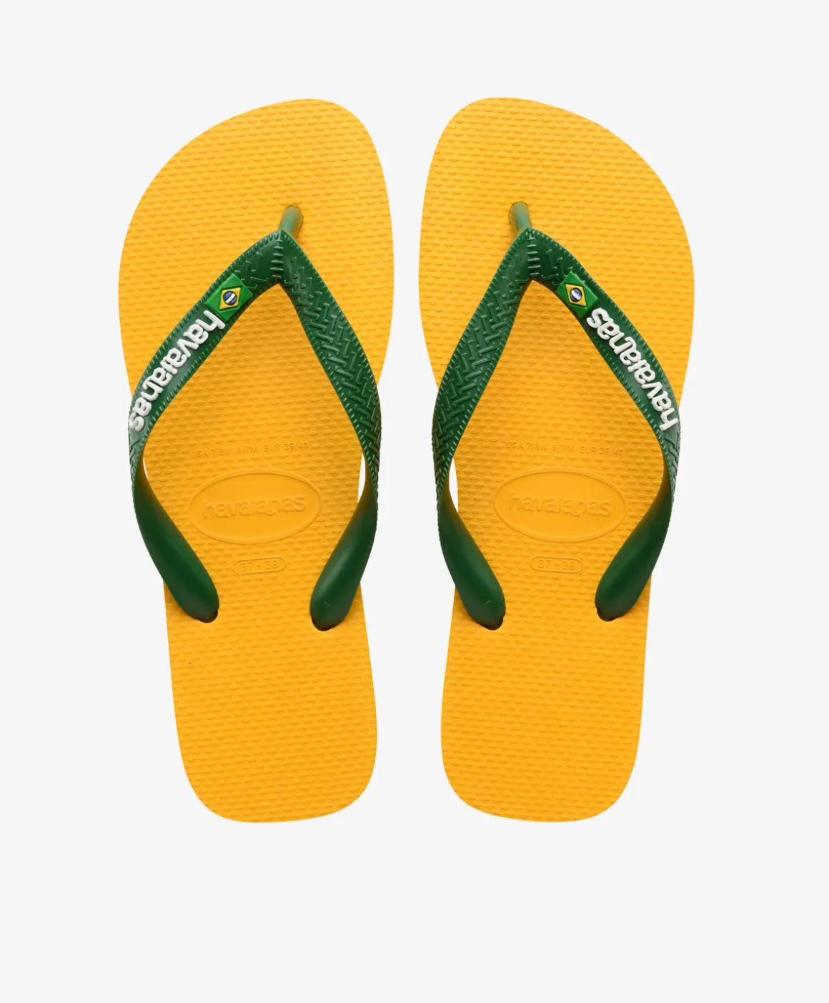 BRASIL LOGO FC - Slip-on Dame - Gul_grøn