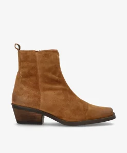 CALAMITY - Ruskindsstøvle Western - Lys Brun