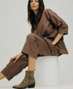 CALAMITY S - Dame Støvler med hæl - Leopard ruskind