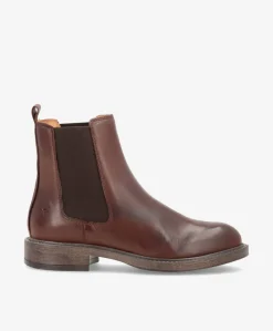 CAMRYN - Chelsea støvle - Mørk brun