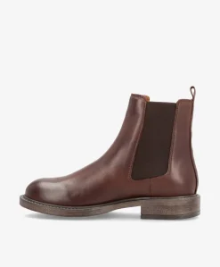CAMRYN - Chelsea støvle - Mørk brun