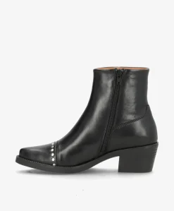 CARMINA SI - Sort læder - Western støvler Dame