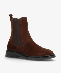 CATLEY SO - Brun ruskind oil - Chelsea støvle Dame