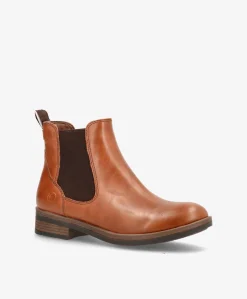 Chelsea Boots - Dame - Cognac - Tamaris