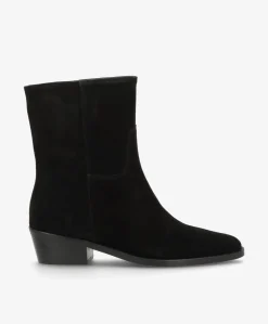 CONFIDENCE LOW S - Sort ruskind - Ankelstøvle Dame