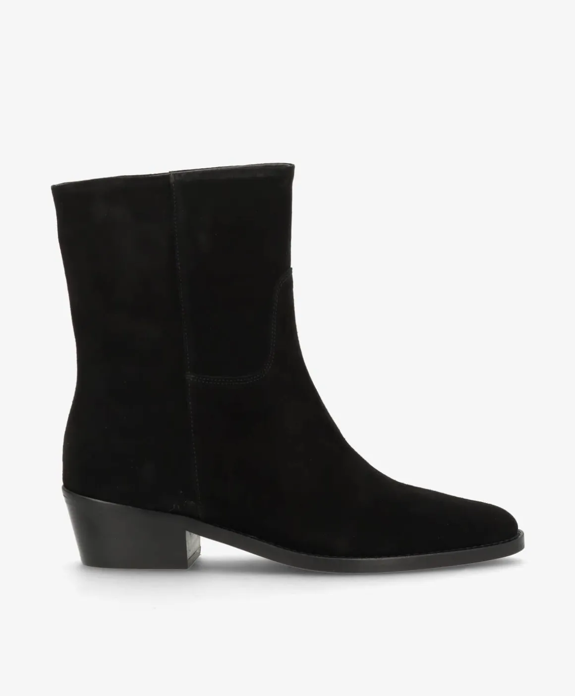 CONFIDENCE LOW S - Sort ruskind - Ankelstøvle Dame