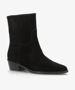 CONFIDENCE LOW S - Sort ruskind - Ankelstøvle Dame