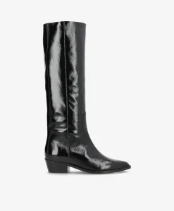 CONFIDENCE P - Sort lak - Lang støvle