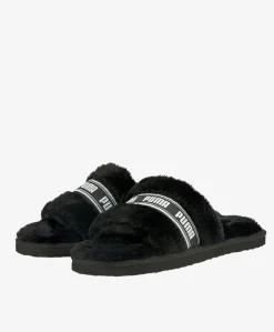 Dame tøffel - Black