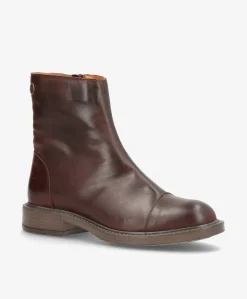 DAYTON Mørkebrun - Ankel støvle - læder