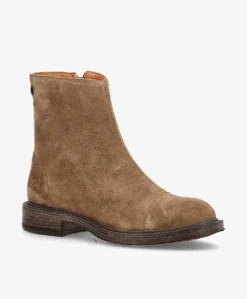 DAYTON S - Mørk beige ruskind - Ankelstøvle Dame