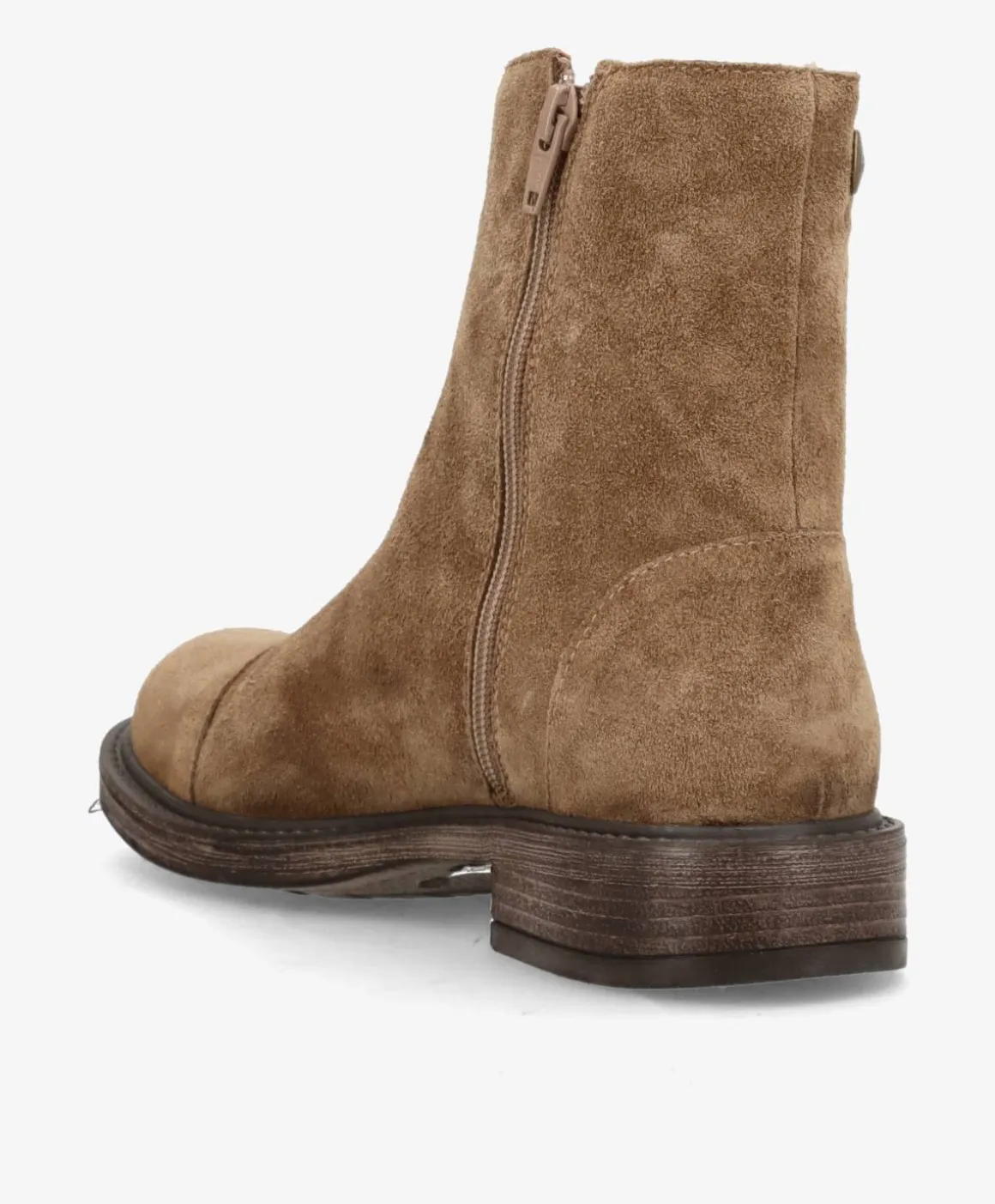 DAYTON S - Mørk beige ruskind - Ankelstøvle Dame