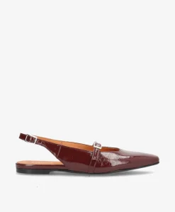 EFFECT P - Bordeaux lak læder - Slingback