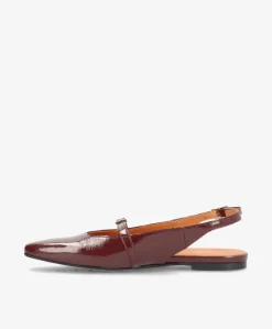 EFFECT P - Bordeaux lak læder - Slingback