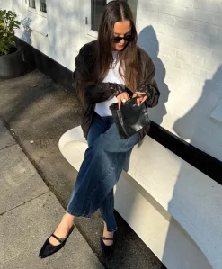 EFFECT P - Sort lak læder - Slingback