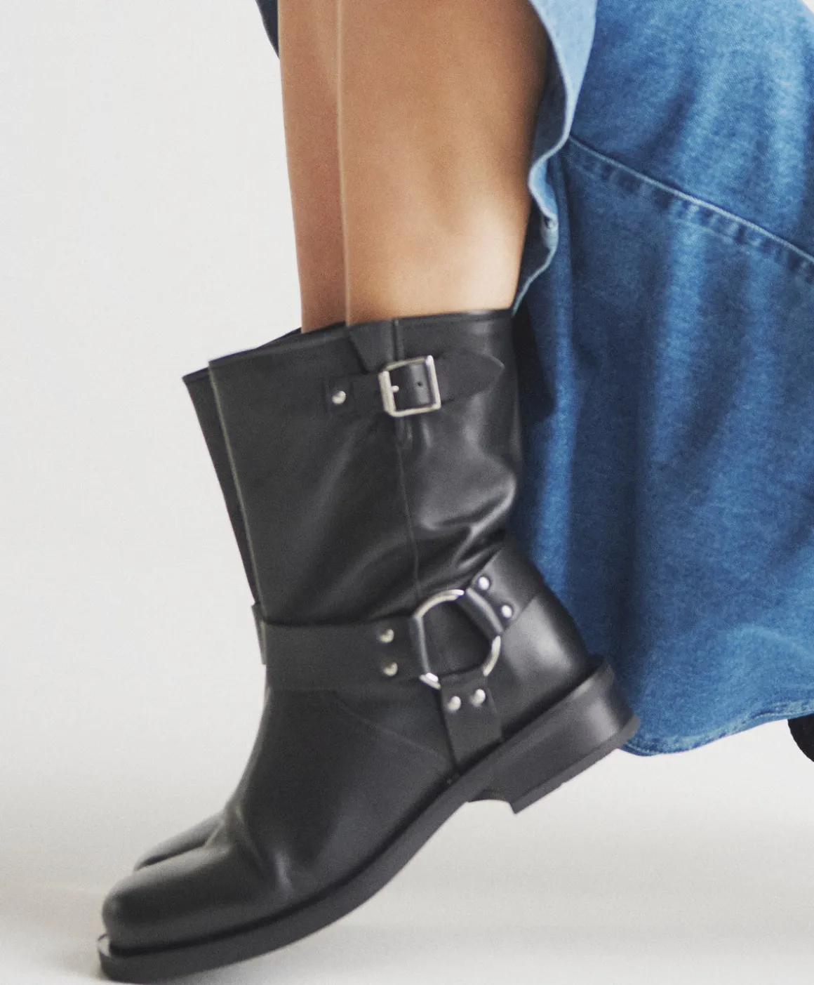 ENCORE - Biker Low - Sort