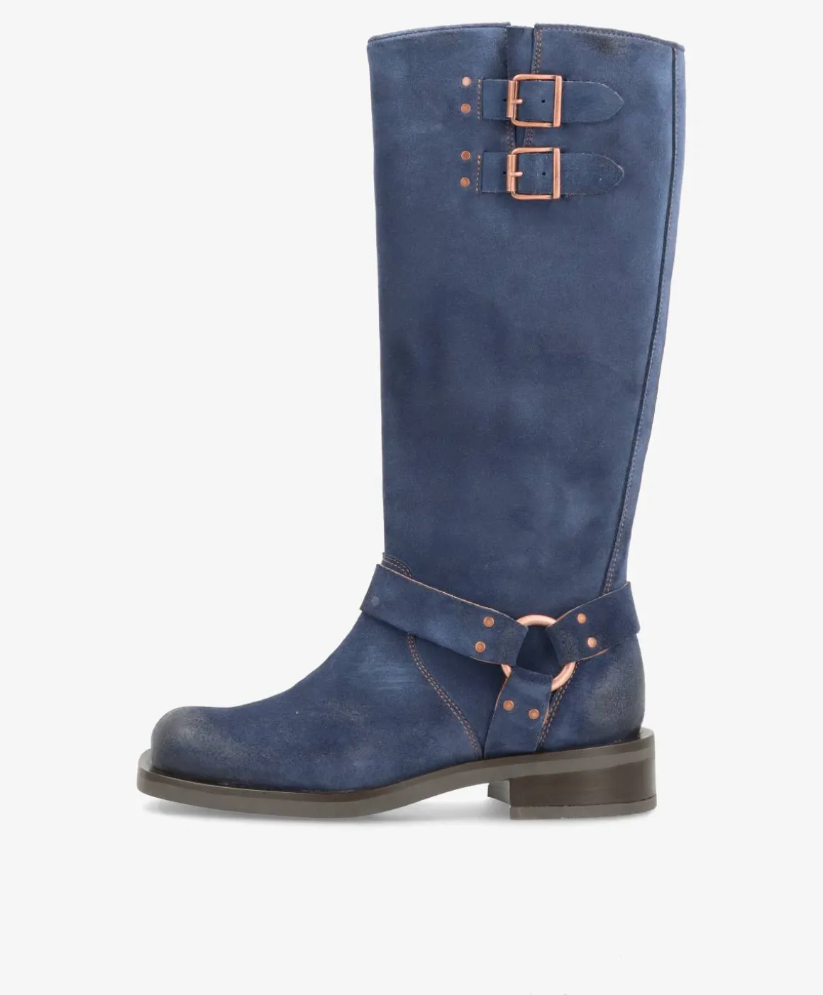 ENCORE S - Biker støvle Lang - Blå