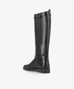 EQUESTRA LONG - Sort læder - Lang støvle Dame
