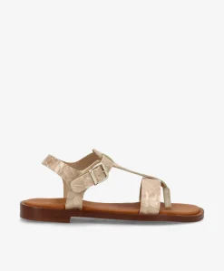 EVITA - Sandal - Beige croco