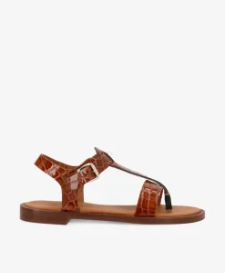 EVITA - Sandal - Brun Croco