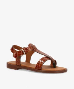 EVITA - Sandal - Brun Croco