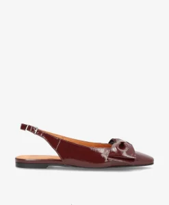 EXPECT P - Bordeaux lak læder - Slingback