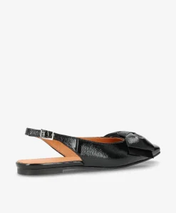 EXPECT P - Sort lak læder - Slingback