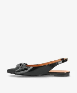 EXPECT P - Sort lak læder - Slingback