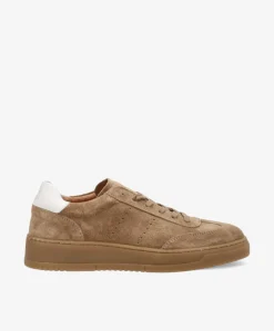 EXPLORE S - Dame Sneakers - Taupe_hvid ruskind