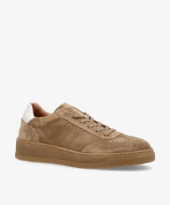 EXPLORE S - Dame Sneakers - Taupe_hvid ruskind