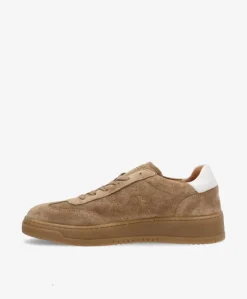 EXPLORE S - Dame Sneakers - Taupe_hvid ruskind
