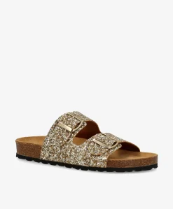 FIONA G - Dame Sandal - Guld