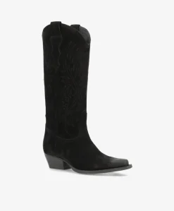 FRANKIE S - Cowboystøvle lang - Sort