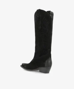 FRANKIE S - Cowboystøvle lang - Sort