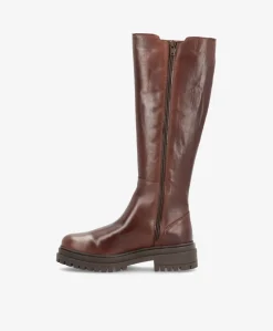 HASTA LA VISTA - Lang støvle - Mørk brun