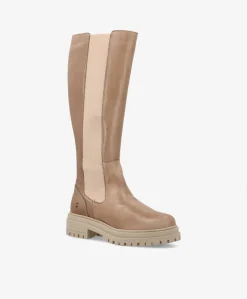 HASTA LA VISTA - Lang støvle - Beige