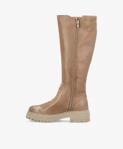 HASTA LA VISTA - Lang støvle - Beige