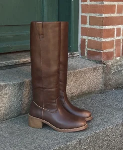 HELDI - C371 - støvle lang - Camel